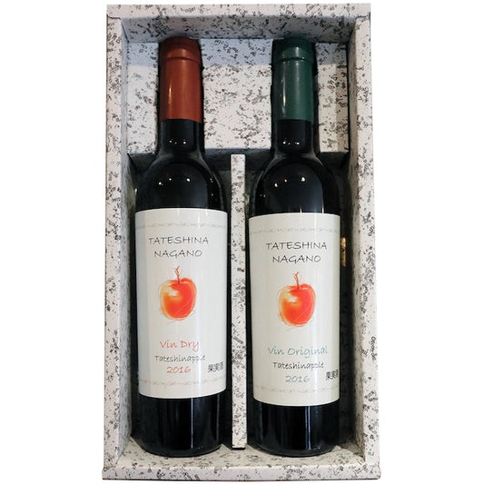 たてしなップルワイン 375ml 2本